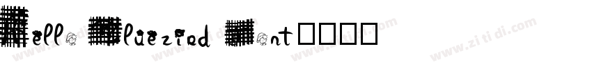 Hello Bluebird Font字体转换